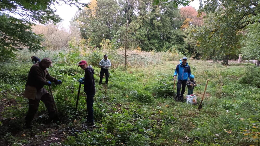 Arbeiten am Gartentag - Gruppenbild