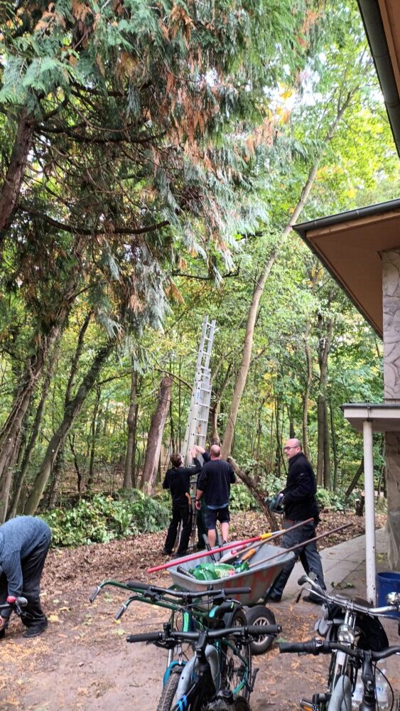 Arbeiten am Gartentag - Gruppenbild