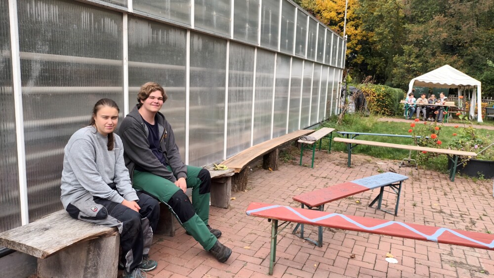 Arbeiten am Gartentag - Gruppenbild