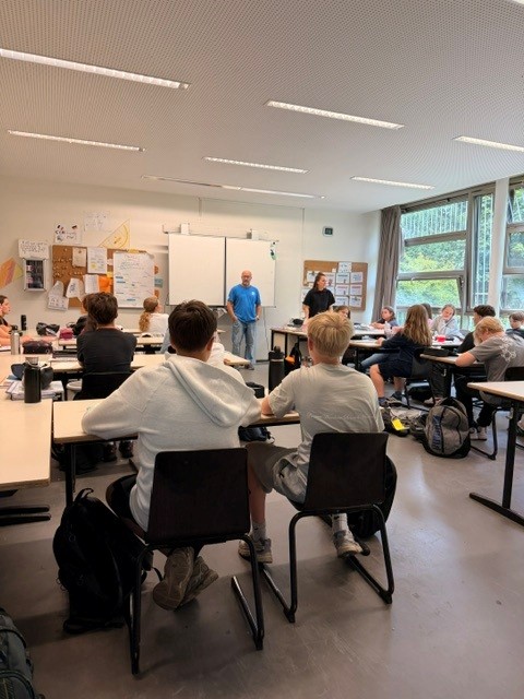 Foto im Klassenraum